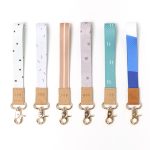 short leather lanyard