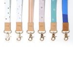 Sublimation Printed Leather Lanyard