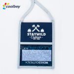 Custom Logo Printed Two Sided Conference ID Holder and Necklace