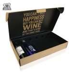 Foldable Corrugated Cardboard Box Packaging for Wine Bottles