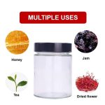 Clear Storage Jar for Packing Consumables