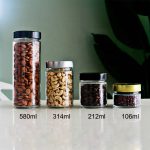 Clear Storage Jar for Packing Consumables