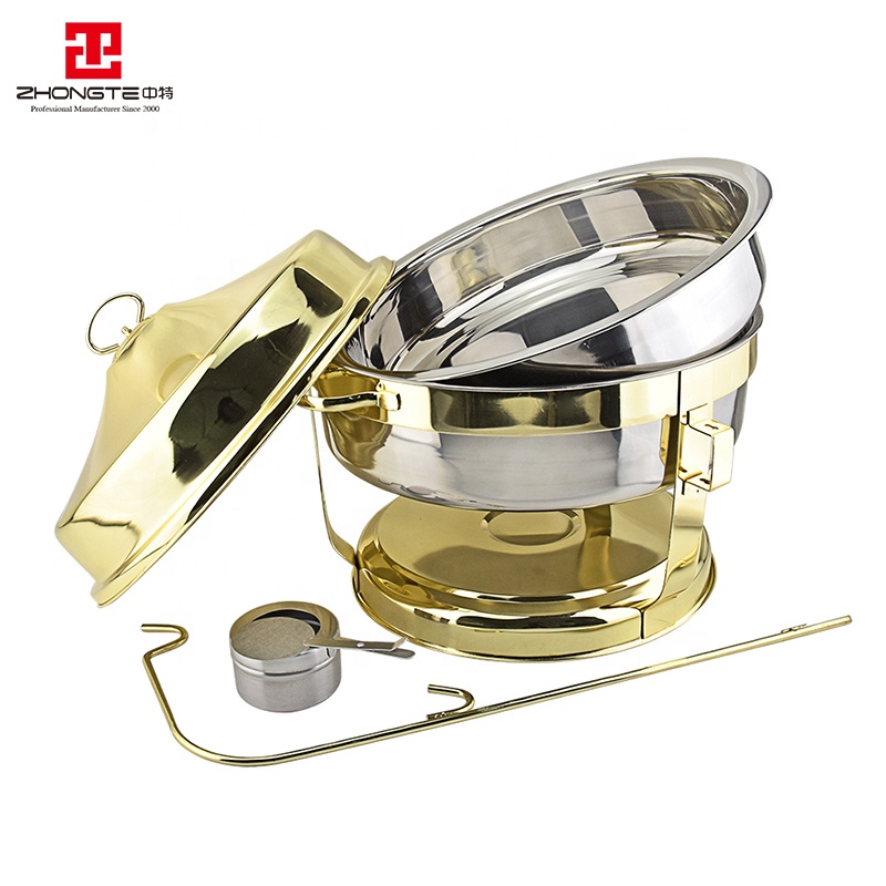 stainless steel serving dishes with lids