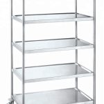 stainless steel rolling cart food trolley cart