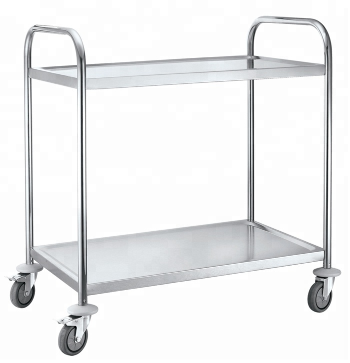 stainless steel rolling cart food trolley cart