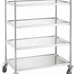 stainless steel rolling cart food trolley cart