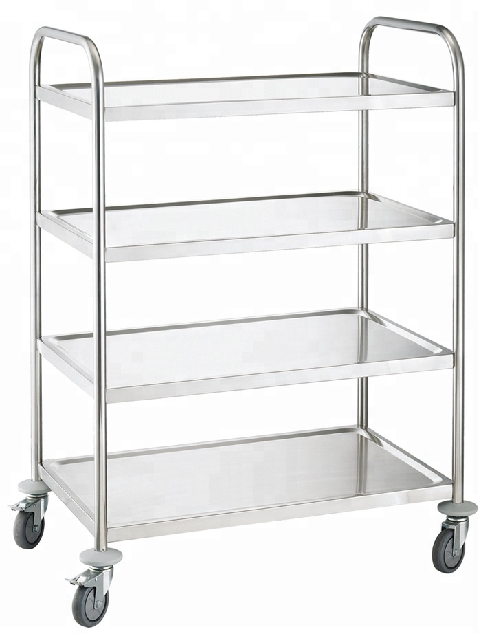 stainless steel rolling cart food trolley cart