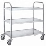 stainless steel rolling cart