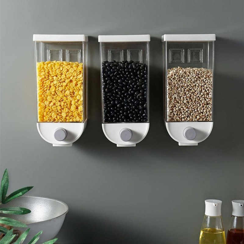wall mounted dry food dispenser