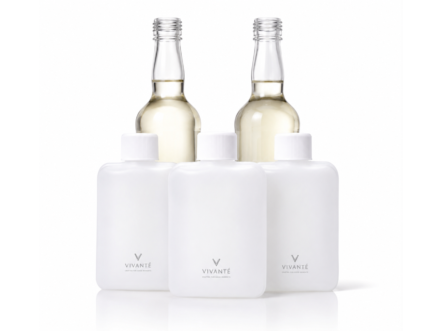 plastic flask bottles