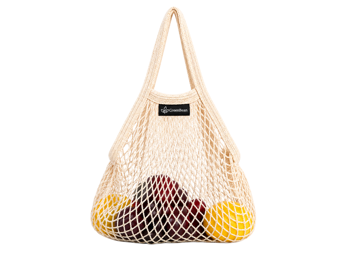 Washable Mesh Fruit Bag with Cotton Fabric for Grocery Shopping & Eco-Brands