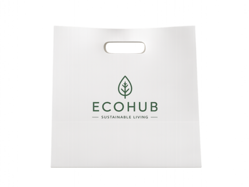 Wholesale Reusable Die-Cut Handle Shopping Bags