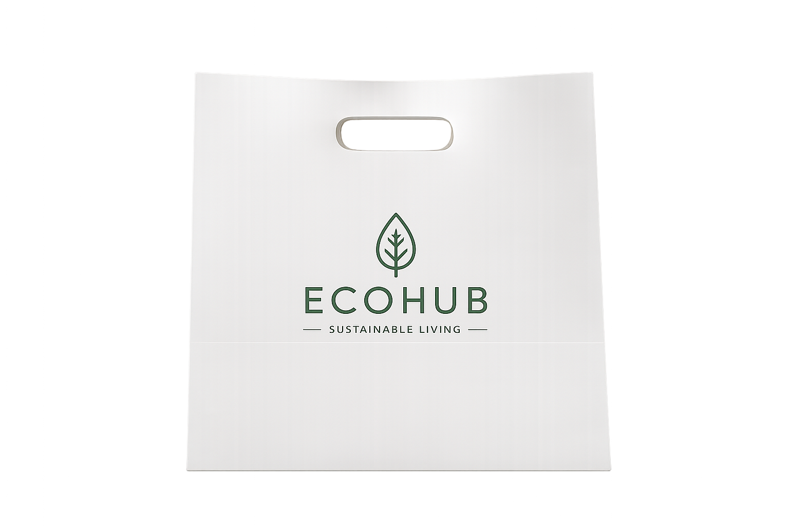Wholesale Reusable Die-Cut Handle Shopping Bags