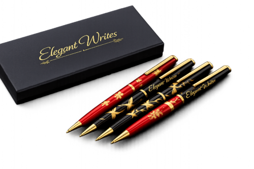 Custom Twist Ballpoint Pen with Metal Clip