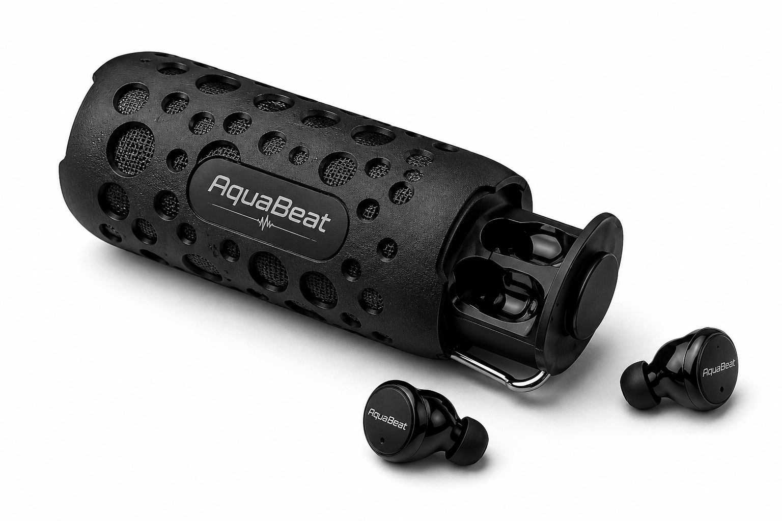 Custom Bluetooth Speaker with IPX5 Waterproof Earbuds