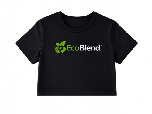 Custom Recycled Cotton & PET Women’s Crop Top
