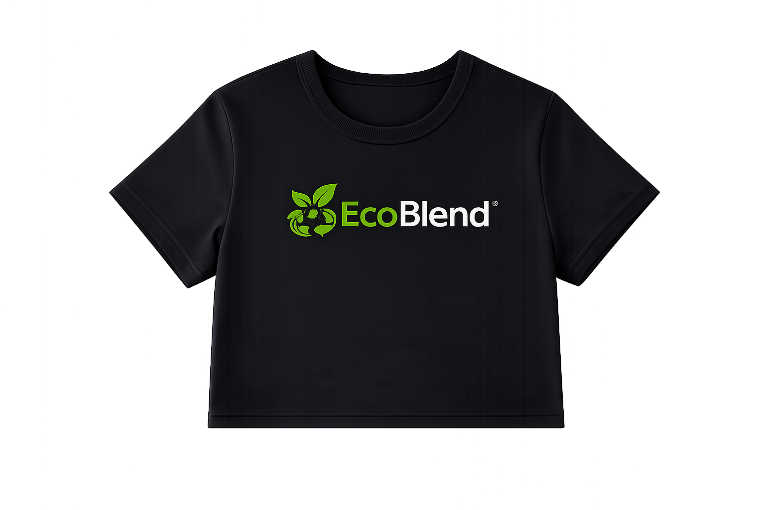 Custom Recycled Cotton & PET Women’s Crop Top