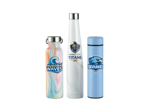 Custom Stainless Steel Travel Tumbler and Water Bottle Set