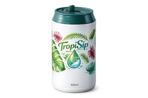 Custom 300ml Stainless Steel Can Cooler with Sip Lid