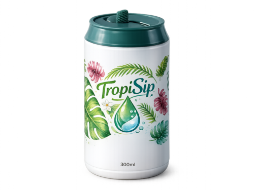 Custom 300ml Stainless Steel Can Cooler with Sip Lid