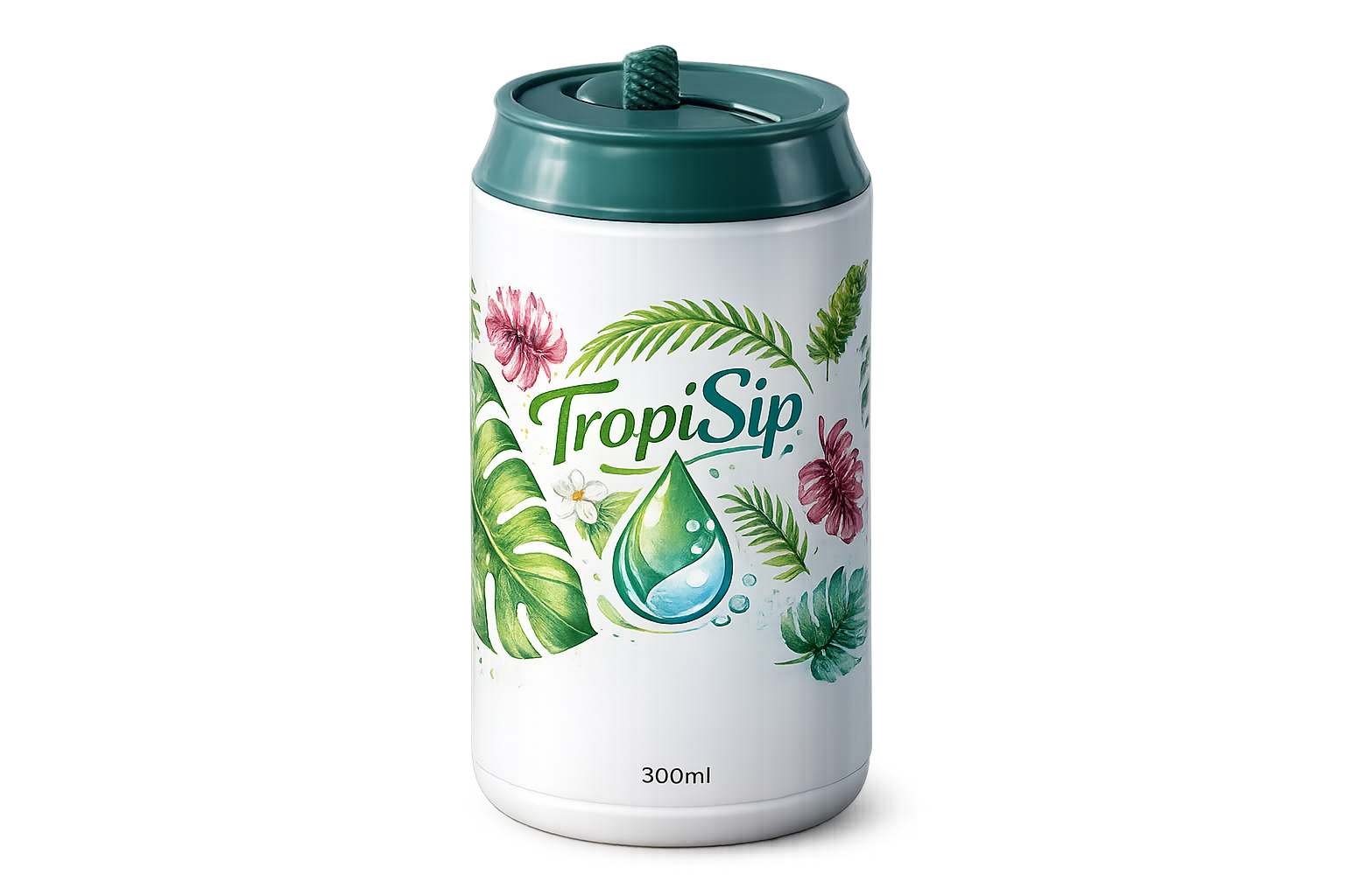 Custom 300ml Stainless Steel Can Cooler with Sip Lid