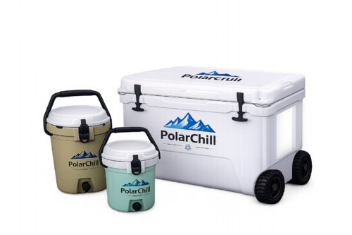Wheeled Rotomolded Ice Chest