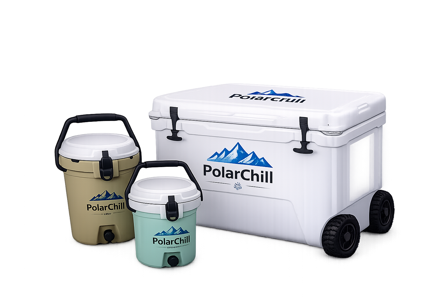 Wheeled Rotomolded Ice Chest