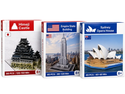 Famous Architecture 3D Puzzle Building Set