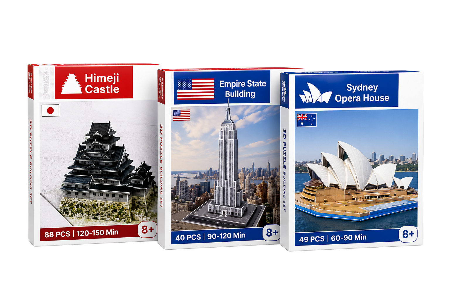 Famous Architecture 3D Puzzle Building Set