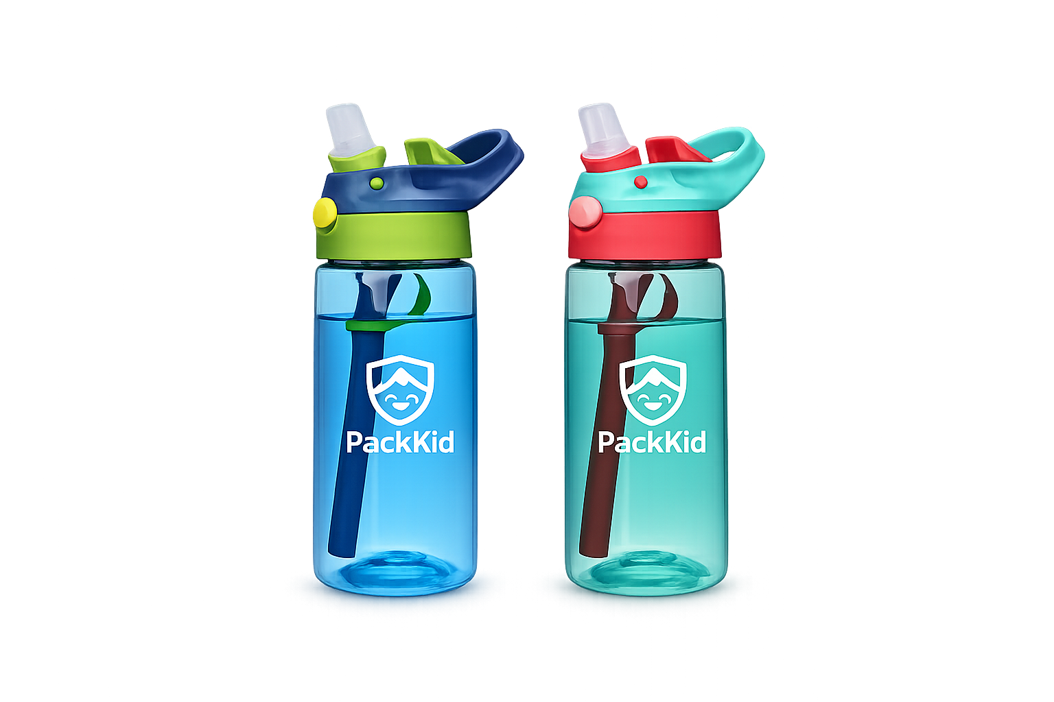 Custom 480ml BPA-Free Children’s Water Bottle with Straw