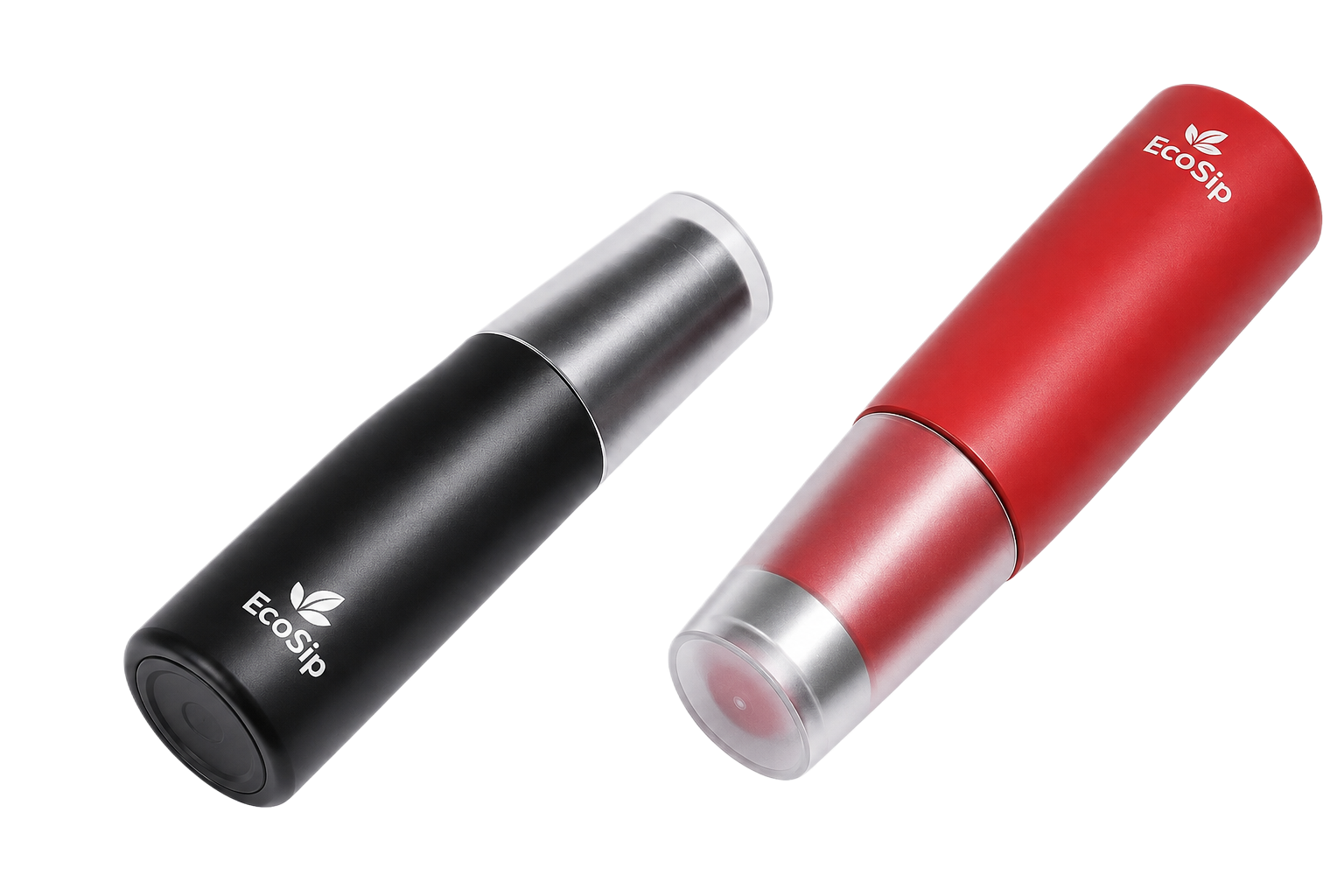 Custom Stainless Steel Bottle and Can Cooler with Screw-On Lid