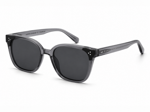 Custom Oversized Black Polycarbonate Sunglasses