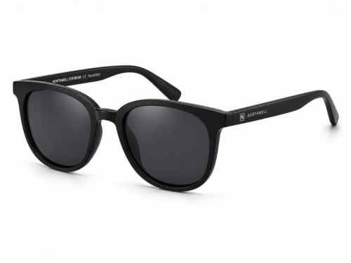 Custom Black Wayfarer Polycarbonate Sunglasses