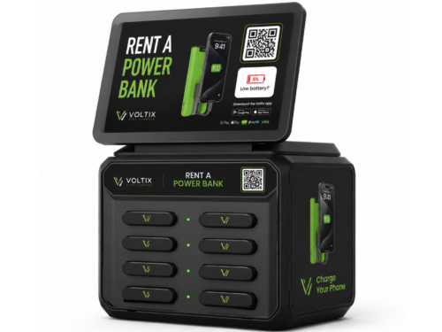 8-Slot Power Bank Rental Kiosk