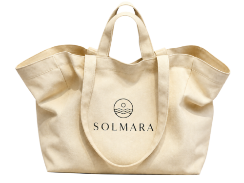 Custom Canvas Beach Tote Bag