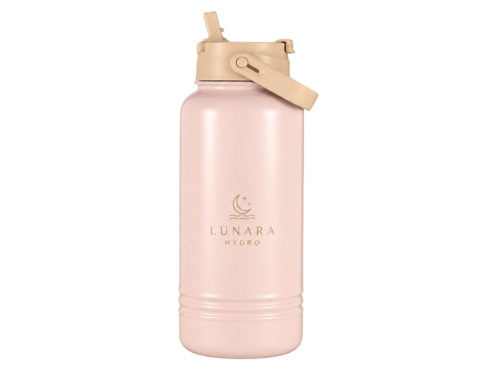 Custom Stainless Steel Water Bottle with Straw Lid