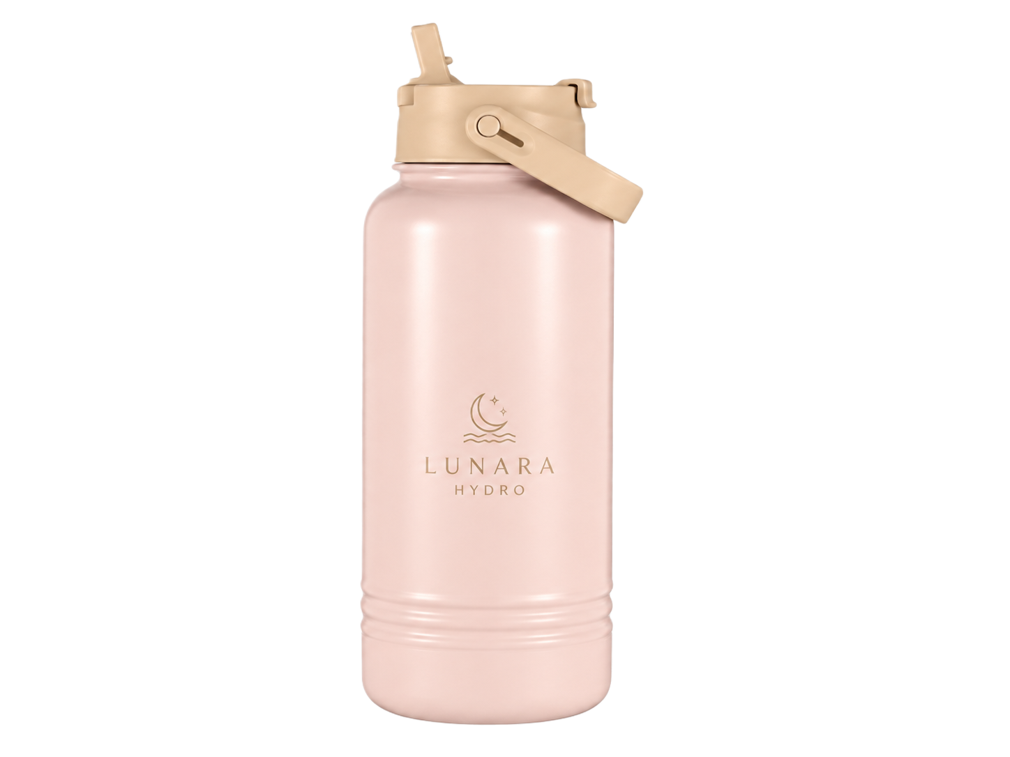 Custom Stainless Steel Water Bottle with Straw Lid