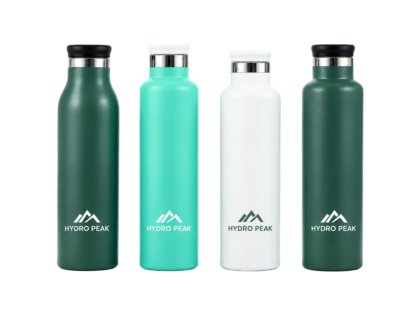 Custom 530-950ml Stainless Steel Water Bottle with Screw-On Lid