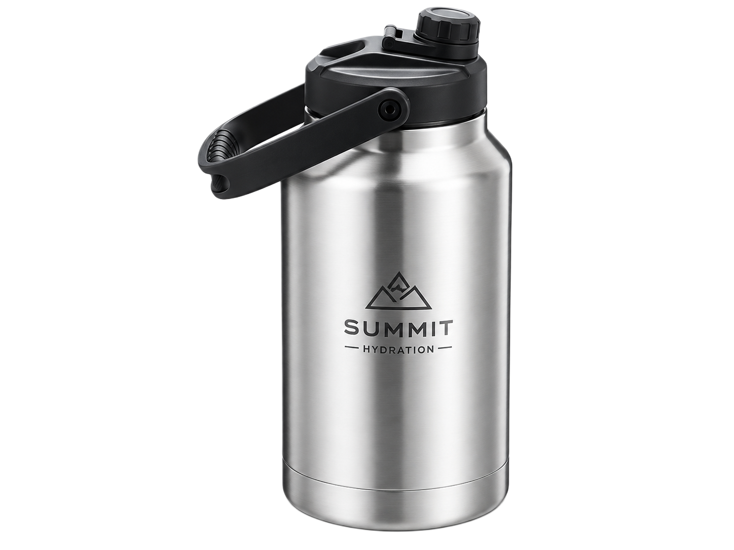 Custom 5.7L Stainless Steel Water Bottle with Spout Lid