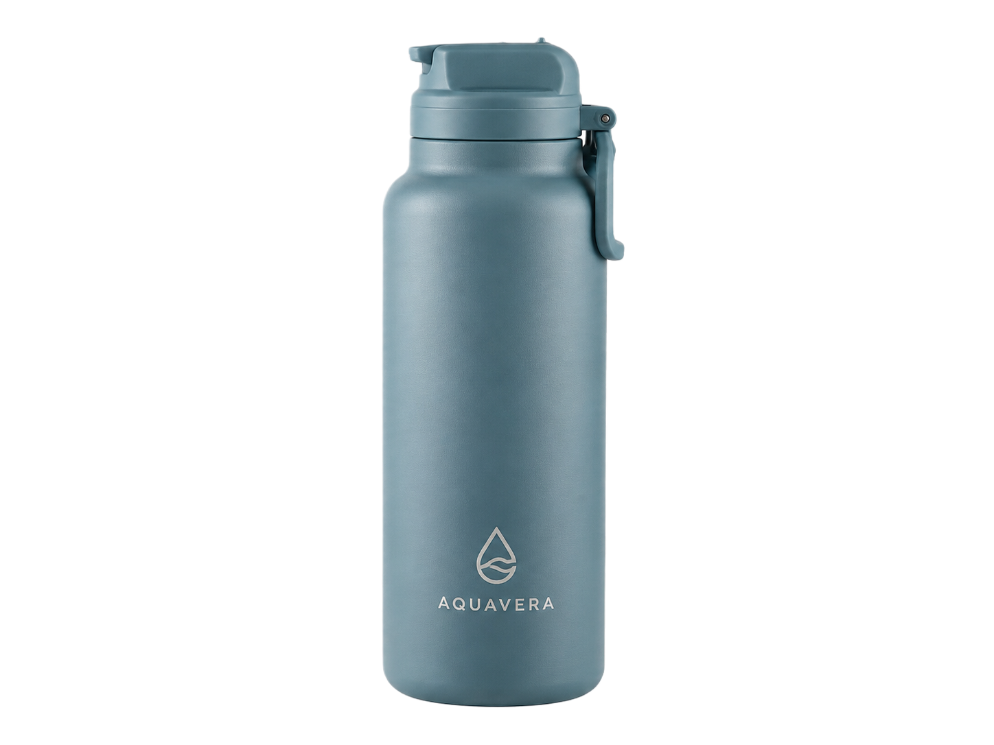 Custom 650ml-1L Stainless Steel Water Bottle with Straw Lid