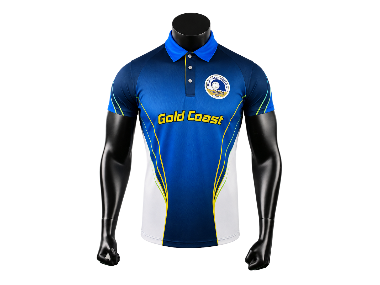 Custom Men’s Slow-Pitch Softball Polo
