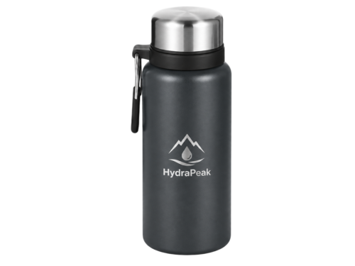 Custom 600ml-1L Stainless Steel Water Bottle with Screw-On Lid