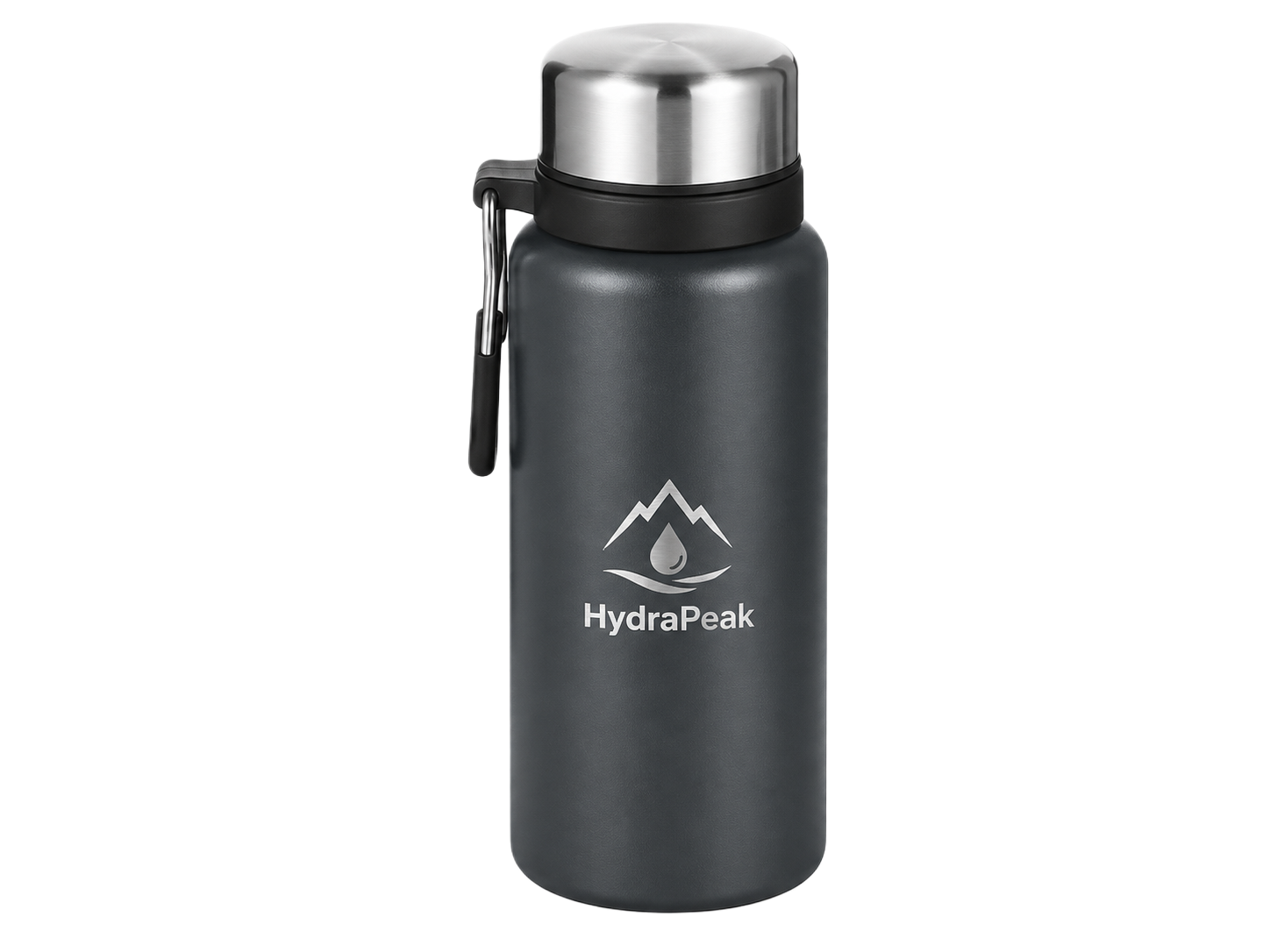 Custom 600ml-1L Stainless Steel Water Bottle with Screw-On Lid