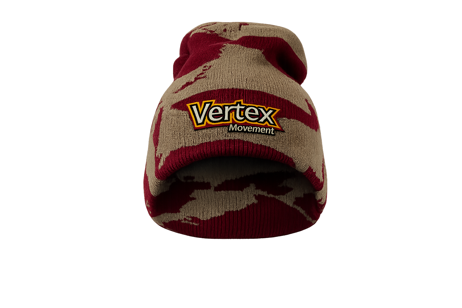 Custom Dyed-Fabric Slouch Beanie