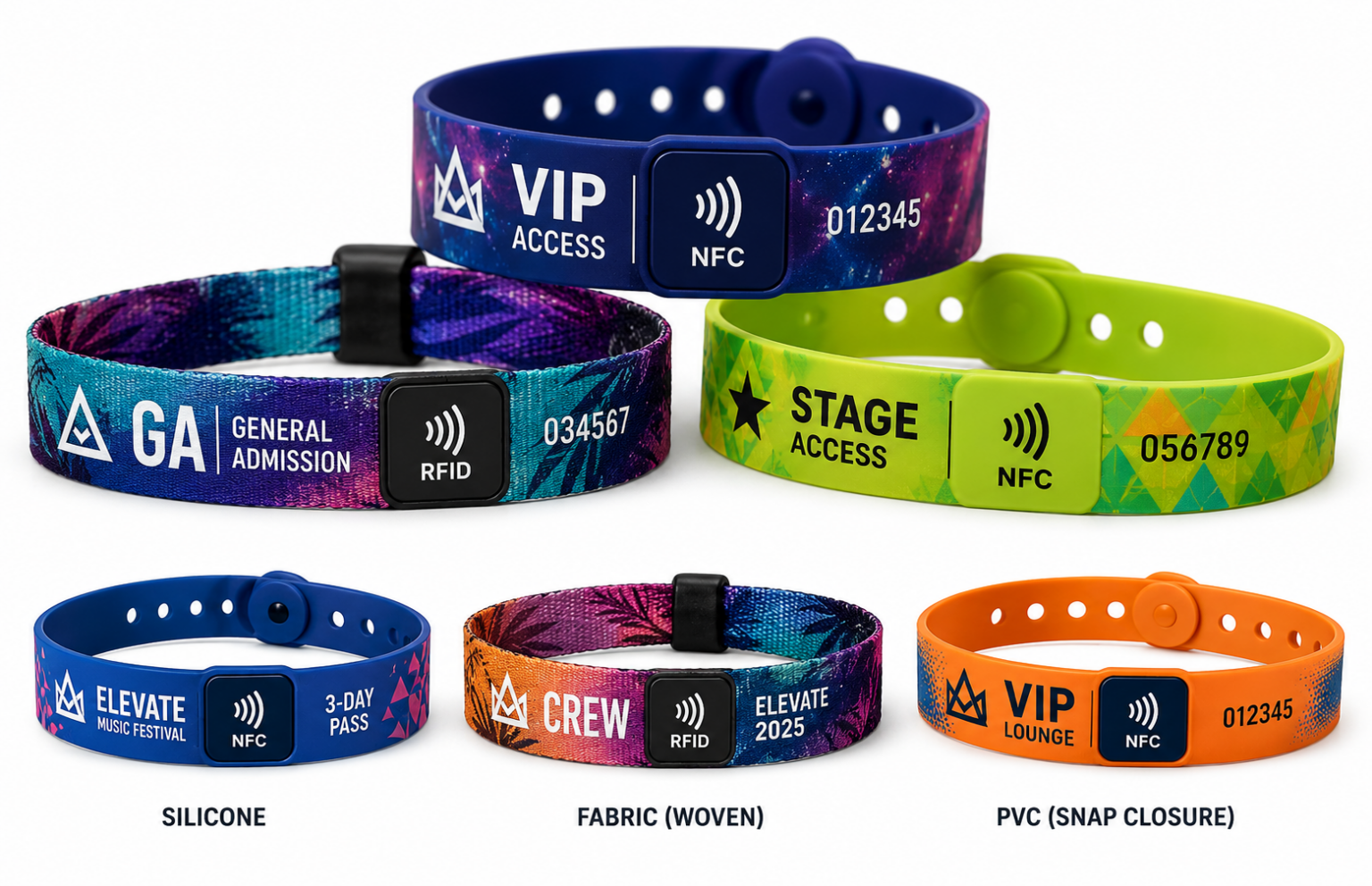 Custom RFID & NFC Smart Wristbands
