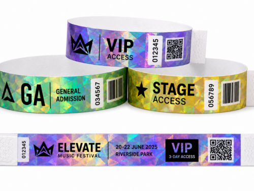 Custom Holographic Security Wristbands