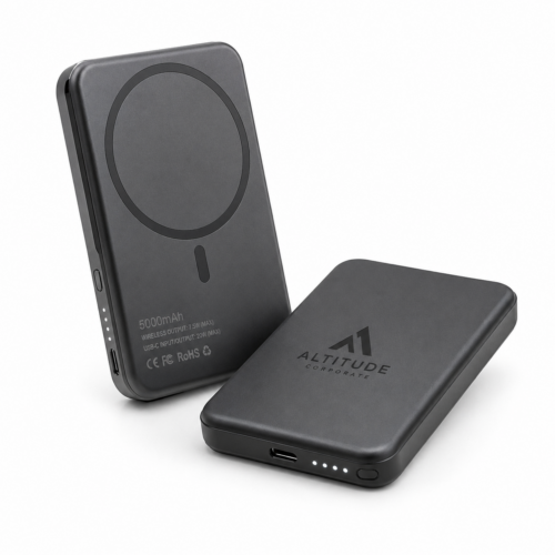 Custom 5000mAh Magnetic Wireless Power Bank