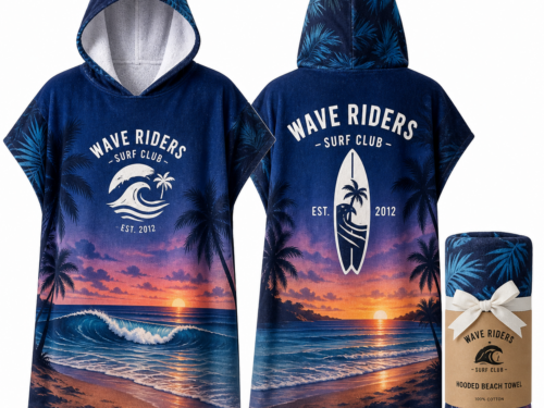 Custom Hooded Beach Towel