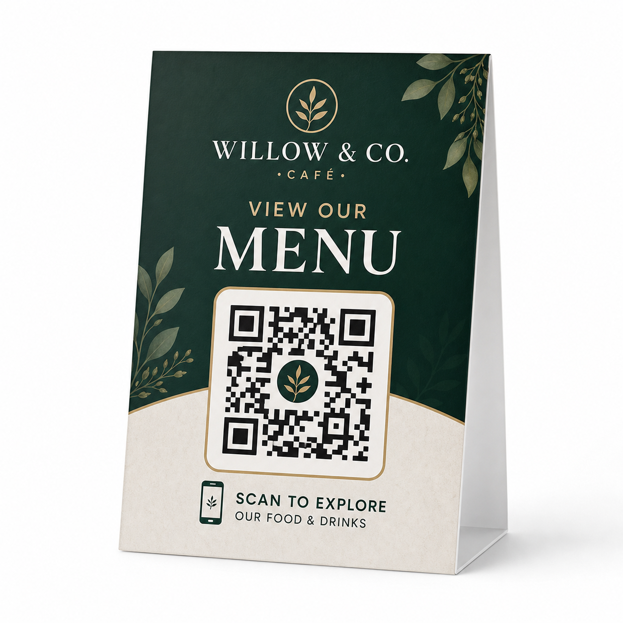 SPHERE-1526_Custom QR Code Table Card