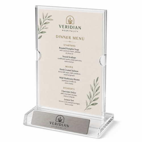 SPHERE-1522_Custom Menu Card Holder